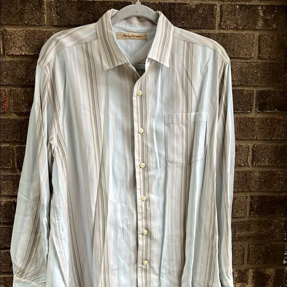 Tommy Bahama Long Sleeve Button Front Shirt XL